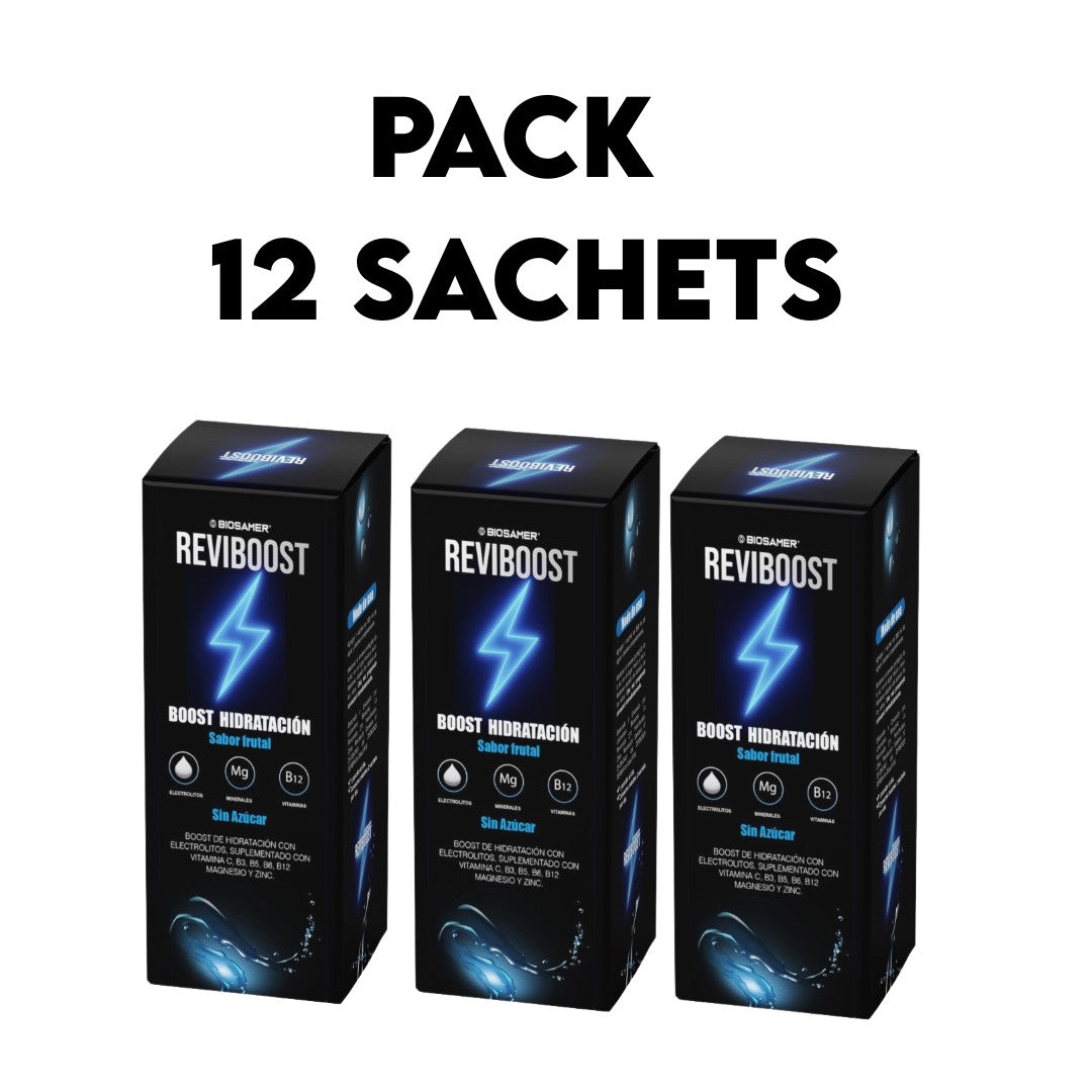 ReviBoost - Boost de Hidratación PACK 12 SACHETS